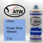 Preview: Volvo, Power Blue Metallic, 713: 400ml Sprühdose, von ATW Autoteile West.